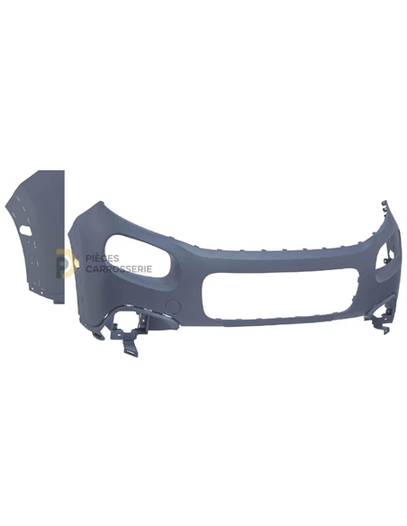 Pare-choc avant Citroen C3 III SX apprêté à peindre, 2016-2020