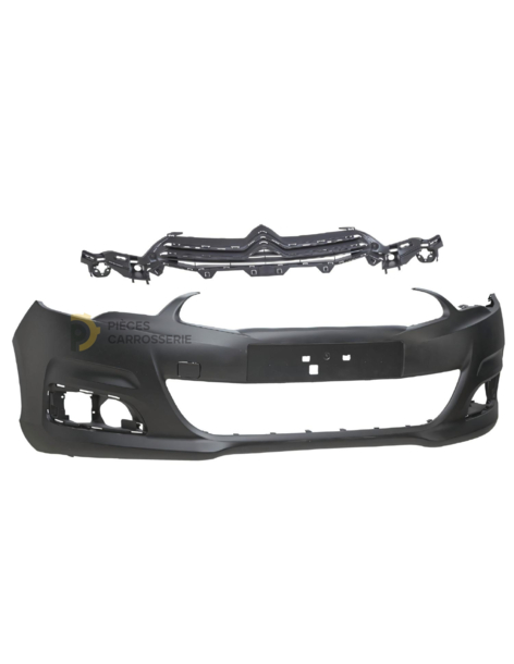 Pare-choc avant Citroen C4 II B7 à peindre, compatible 2010-2018