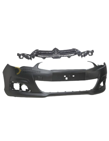 Pare-choc avant Citroen C4 II B7 à peindre, compatible 2010-2018