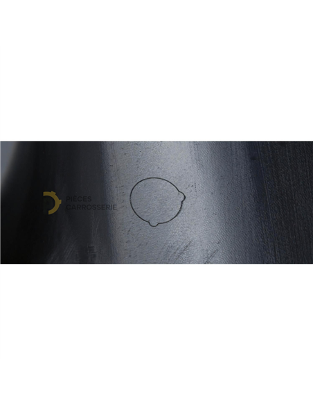 Pare-choc arrière Citroën Jumpy II noir châssis long 2007-2016