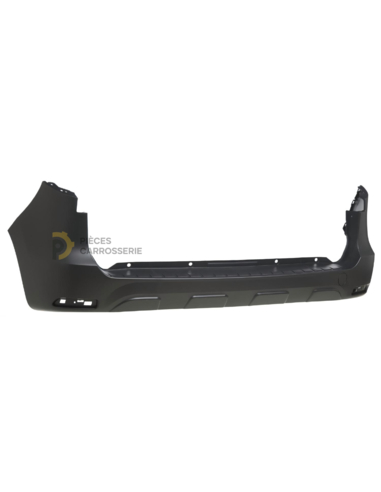 Pare-choc arrière Dacia DOKKER KE noir, à peindre, 2012-2016