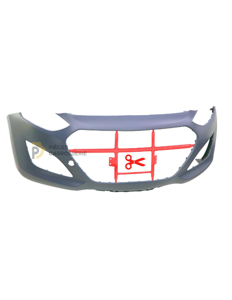 Pare-choc avant apprêté Hyundai I30 II (2012-2015) à peindre