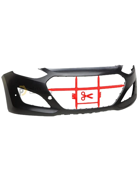 Pare-choc avant Hyundai i30 GD noir avec capteurs - 2012-2015