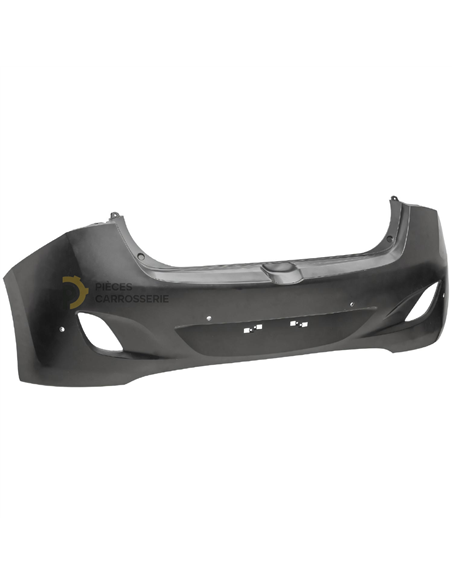 Pare-choc arrière Hyundai I30 GD noir, 4 sièges, capteurs.