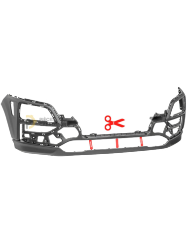 Pare-choc avant Hyundai KONA OS noir - Compatible 10/2017+