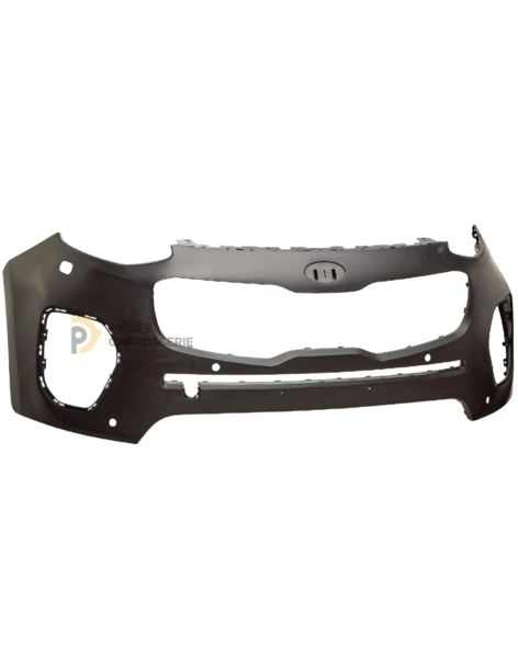 Pare-choc avant KIA SPORTAGE QL noir avec capteurs et lave-phares