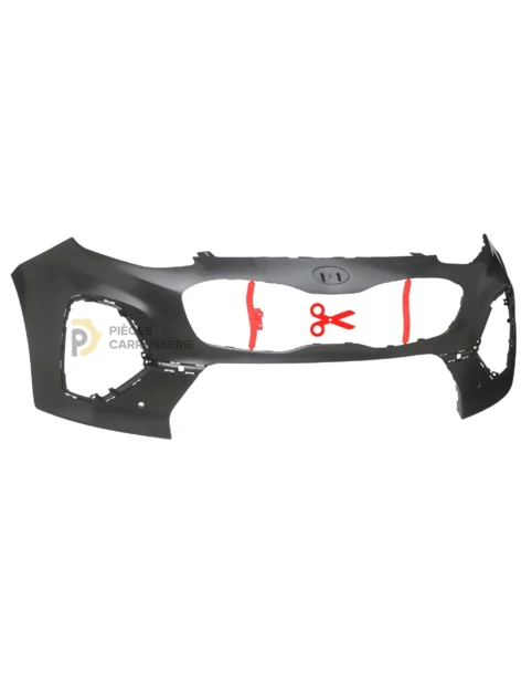 Pare-choc avant KIA SPORTAGE QL noir avec capteurs intégrés 2