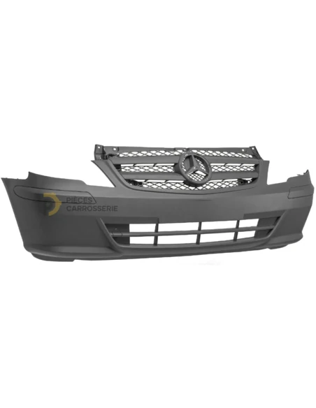 Pare-choc avant noir Mercedes VITO W639 avec grille