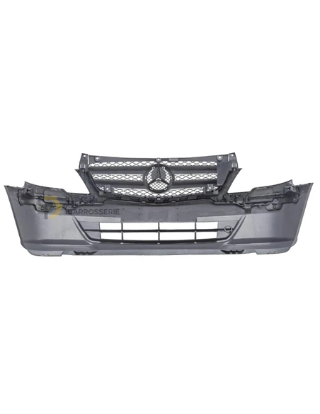 Pare-choc avant noir Mercedes VITO W639 avec grille