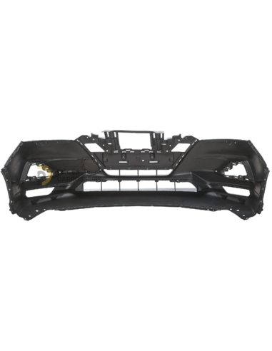 Pare-choc avant Nissan QASHQAI II J11, apprêté, 2 sièges capteurs