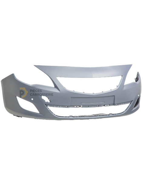 Pare-choc avant Opel ASTRA J - Apprêt, 2 sièges capteurs