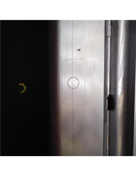 Centre Pare-choc arrière Opel COMBO LIFE noir pour Berlingo III