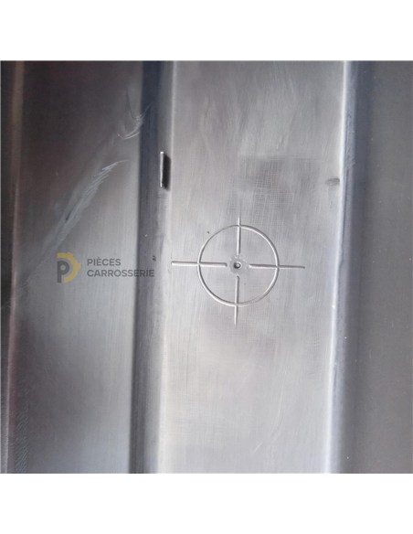 Pare-choc arrière Opel VIVARO B noir à peindre, mod. 2014-2019