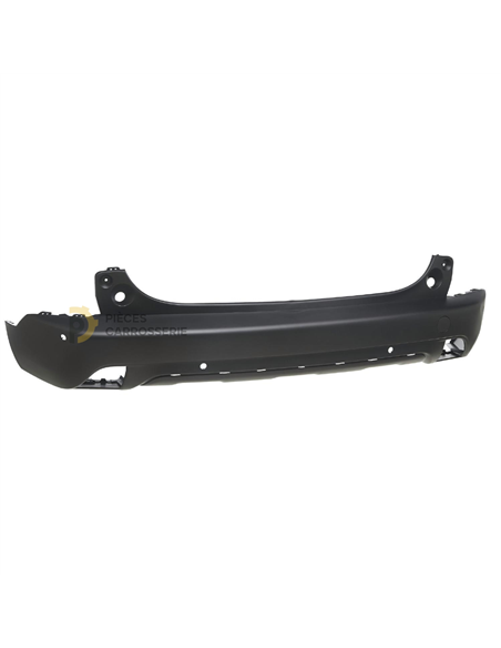 Centre Pare-choc arrière Peugeot 2008 noir, 4 sièges + capteurs