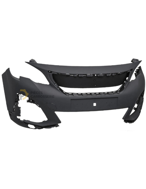 Pare-choc avant Peugeot 3008 HALOGEN apprêté, compatible II