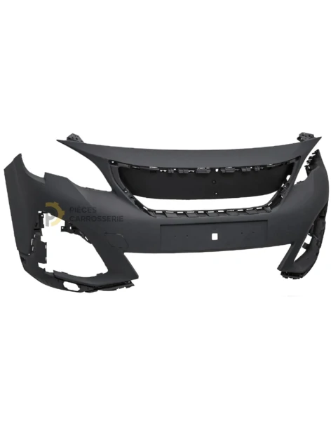 Pare-choc avant Peugeot 3008 HALOGEN apprêté, compatible II