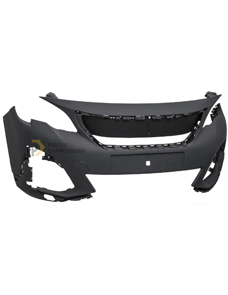 Pare-choc avant Peugeot 3008 HALOGEN apprêté, compatible II