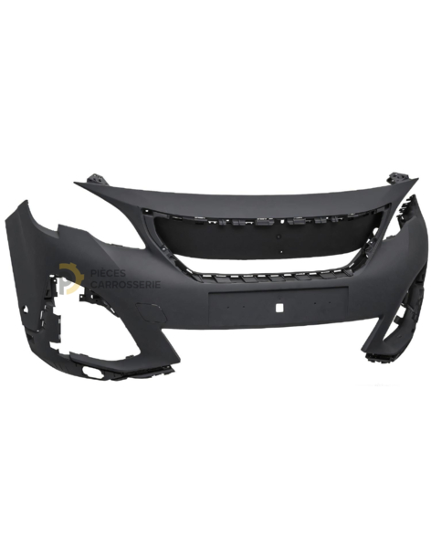 Pare-choc avant Peugeot 3008, apprêté et 2 sièges capteurs