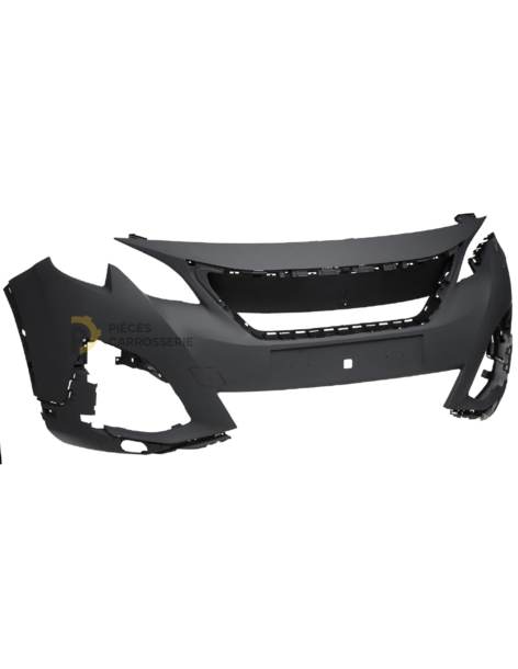 Pare-choc avant Peugeot 5008 LED, prêt à peindre et compatible
