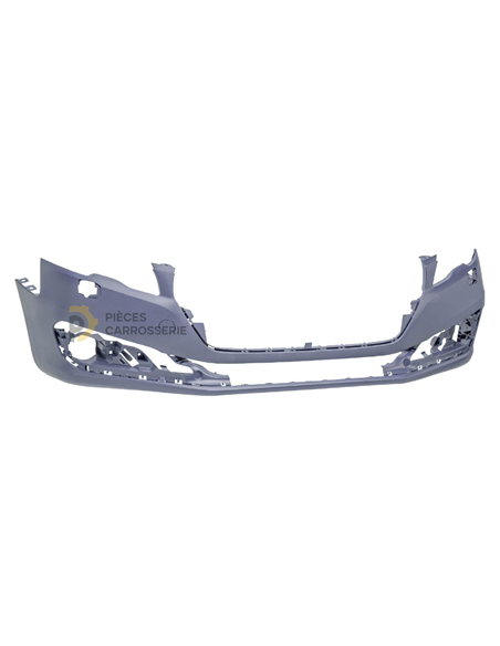 Pare-choc avant Peugeot 508 I à peindre, avec lave-phares