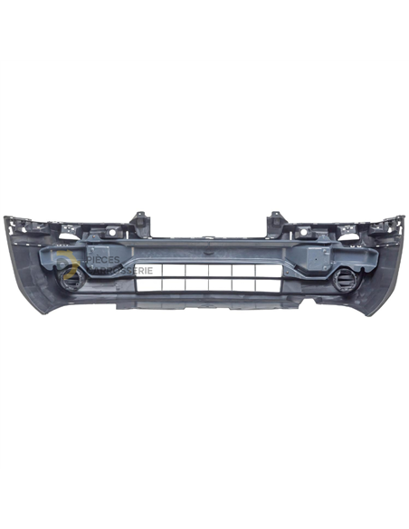 Pare-choc avant Peugeot Expert I noir à peindre, prédisposé AB