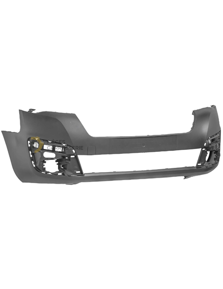 Pare-choc avant Peugeot PARTNER noir, compatible Citroën Berlingo