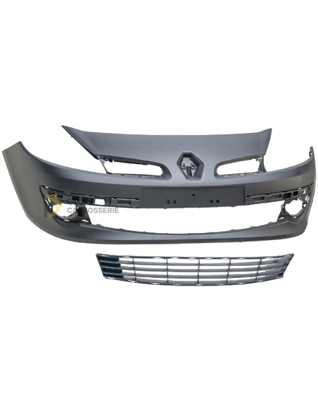 Pare-choc avant Renault CLIO III complet jante 15, apprêté