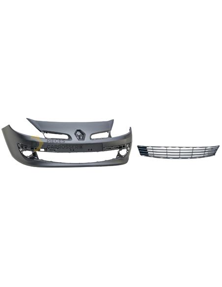 Pare-choc avant Renault CLIO III complet jante 15, apprêté