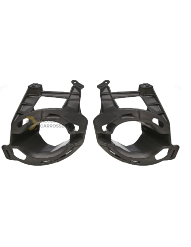 Jeu de Calandre Renault CLIO III avec siège pour phare avant