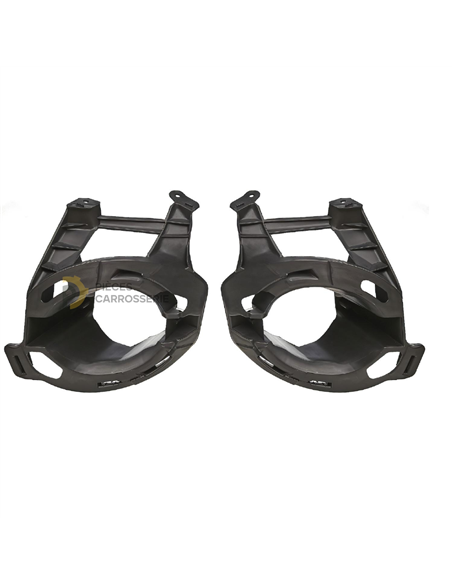 Jeu de Calandre Renault CLIO III avec siège pour phare avant