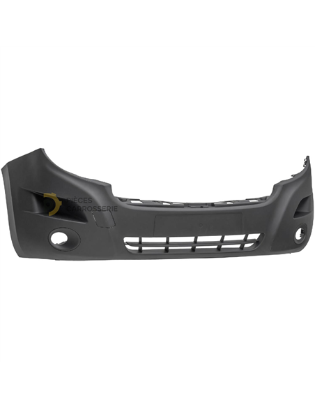 Pare-choc avant Renault MASTER III - Noir avec raccords phares