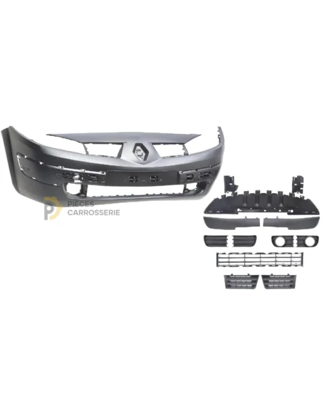 Pare-choc avant Renault MEGANE II avec apprêt et accessoires