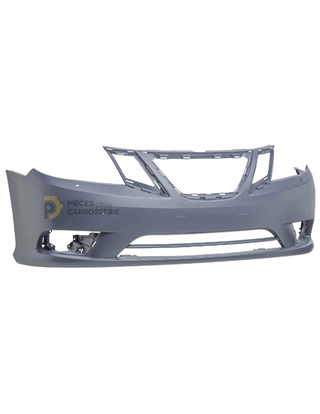 Pare-choc avant Saab 9-3 apprêté, avec sièges lave-phares