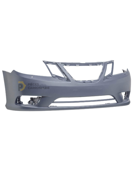 Pare-choc avant Saab 9-3 apprêté, avec sièges lave-phares