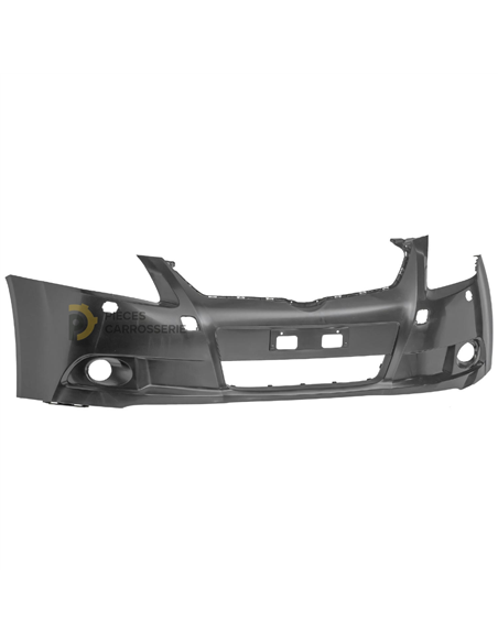 Pare-choc avant Toyota Avensis T27 sans apprêt, noir, 2009-2011