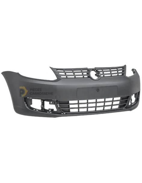 Pare-choc avant Volkswagen Caddy III noir sans apprêt 2010-2015
