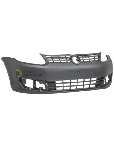 Pare-choc avant Volkswagen Caddy III noir sans apprêt 2010-2015