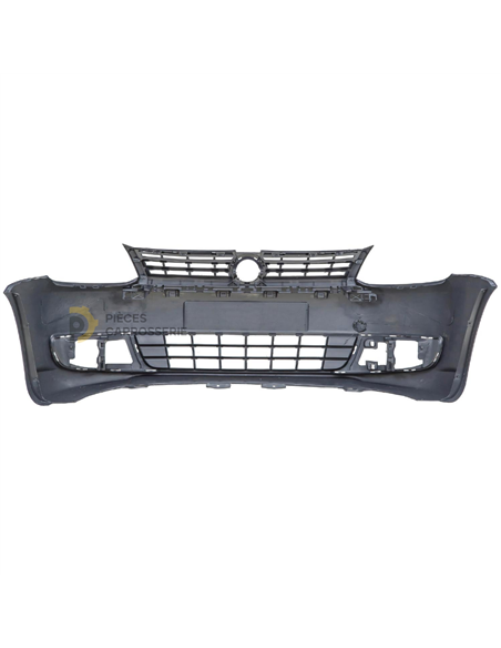 Pare-choc avant Volkswagen Caddy III noir sans apprêt 2010-2015