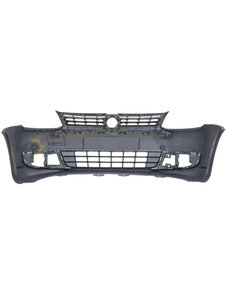 Pare-choc avant Volkswagen Caddy III noir sans apprêt 2010-2015