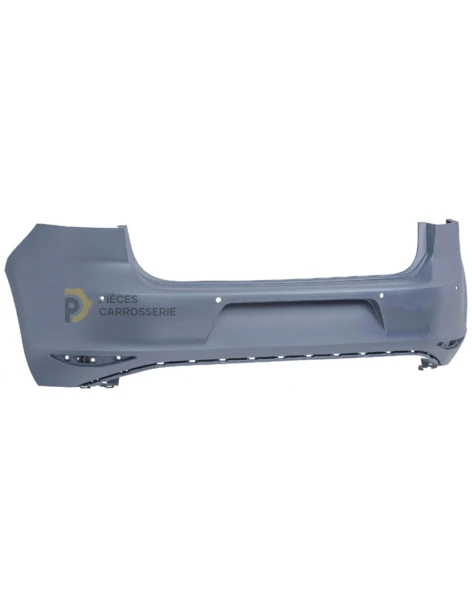 Pare-choc arrière VW Golf VII avec apprêt, 4 sièges capteurs