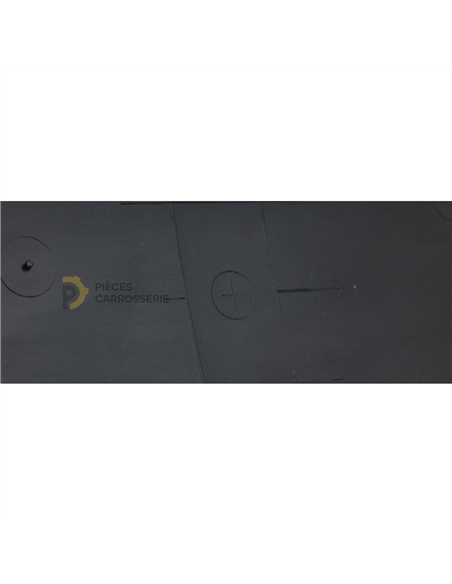 Pare-choc avant Volkswagen GOLF VII à peindre, avec porte-plaque