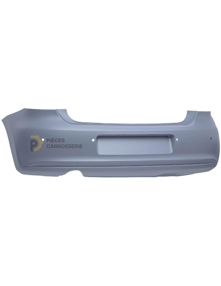 Pare-choc arrière Volkswagen POLO 6R1/6C1 à peindre, 3/5 portes