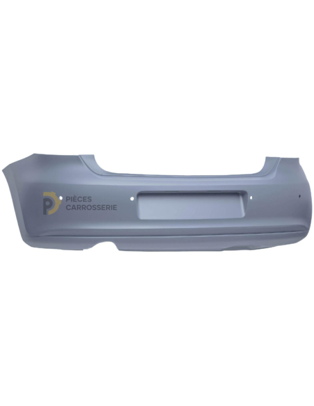 Pare-choc arrière Volkswagen POLO 6R1/6C1 à peindre, 3/5 portes