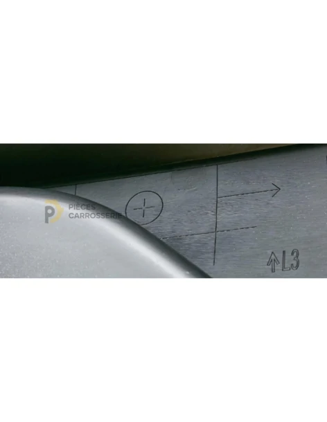 Pare-choc arrière VW POLO AW1/BZ1 apprêté, à peindre  2
