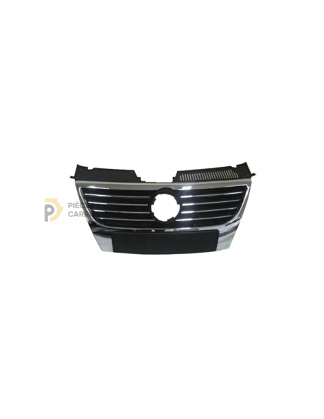 Grille noire chromée pour VOLKSWAGEN PASSAT B6 2005-2010