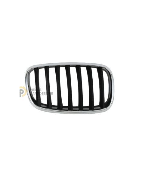 Entourage chromé BMW X5 E70 2007-2014 - Grille noire élégante