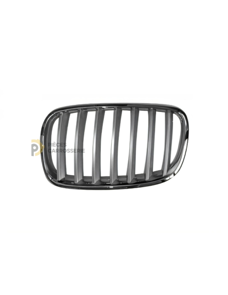 BMW X5 II (E70) 2007-2014 : Entourage Chromé & Grille Titane