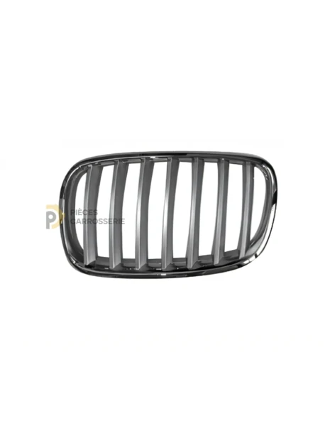 BMW X5 II (E70) 2007-2014 : Entourage Chromé & Grille Titane
