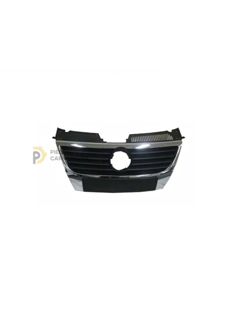 Grille noire chromée pour VOLKSWAGEN PASSAT B6 (2005-2010)