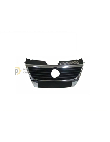 Grille noire chromée pour VOLKSWAGEN PASSAT B6 (2005-2010)